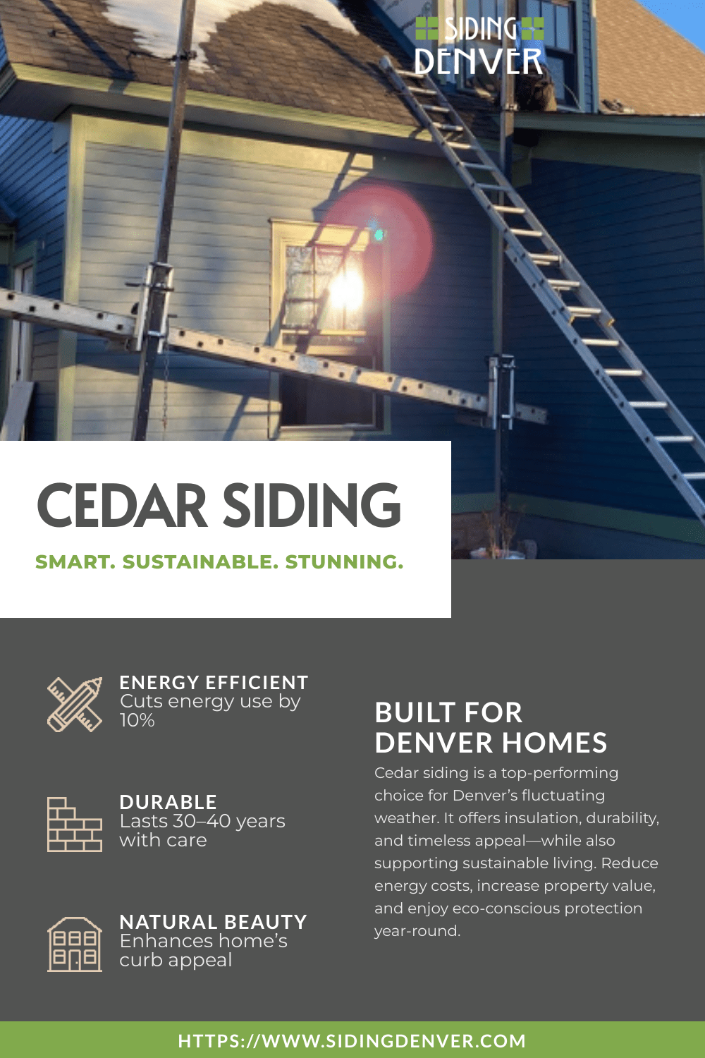 Cedar Siding Infographic